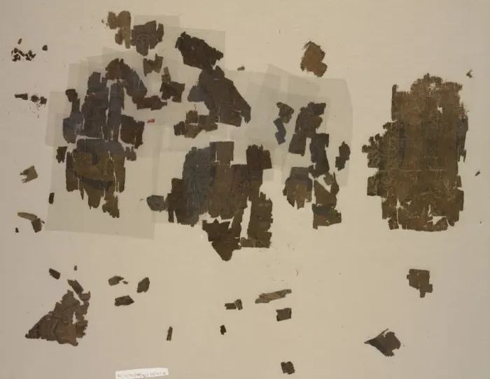 Framed Print : Taquete fragments with winged lions in roundels, 899-1160. Creator: Unknown Framed Print : Taquete fragments with winged lions in roundels, 899-1160. Creator: Unknown