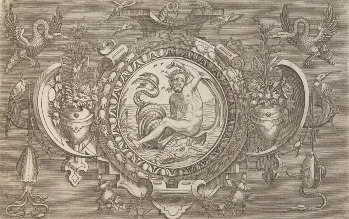 Framed Print : Targhe ed altri ornati di varie e capricciose invenzioni Framed Print : Targhe ed altri ornati di varie e capricciose invenzioni