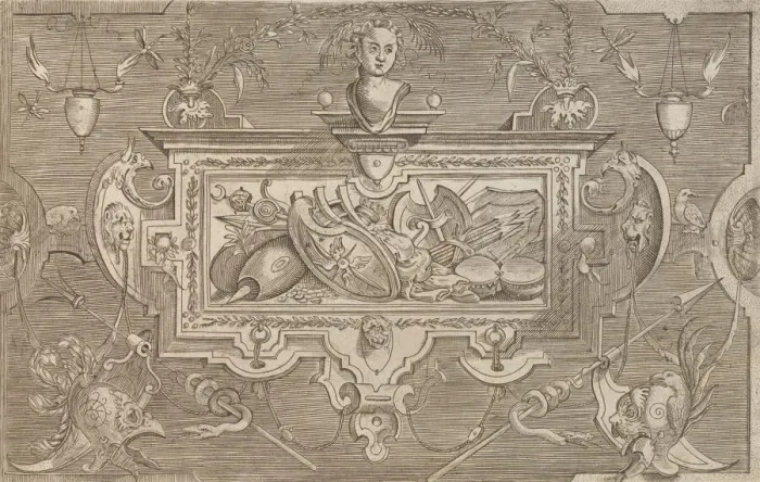 Framed Print : Targhe ed altri ornati di varie e capricciose invenzioni Framed Print : Targhe ed altri ornati di varie e capricciose invenzioni