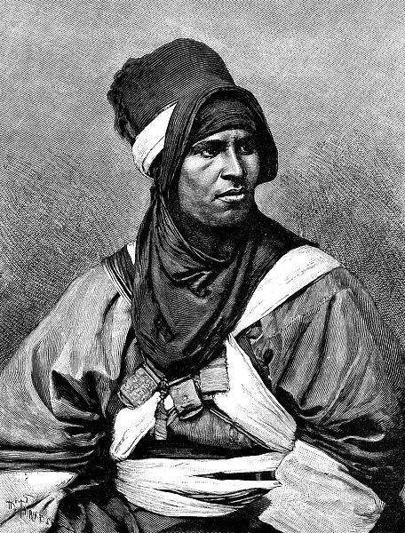 A Targui man, 1895. Artist: Henri Thiriat