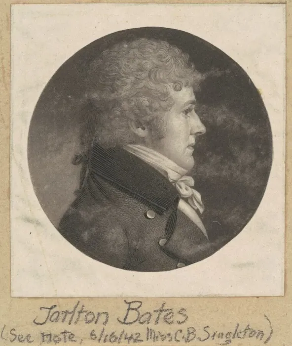 Framed Print : Tarlton Bates, 1798-1803. Creator: Charles Balthazar Julien Fevret de Saint-Mé Framed Print : Tarlton Bates, 1798-1803. Creator: Charles Balthazar Julien Fevret de Saint-Mé