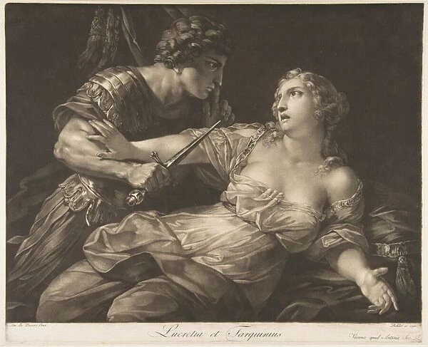 Tarquin and Lucretia, 1792. Creator: Johann Peter Pichler