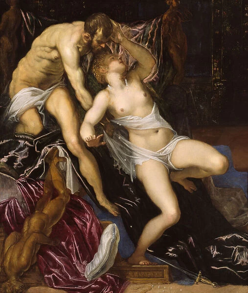 Tarquin and Lucretia, c. 1578 / 80. Creator: Jacopo Tintoretto