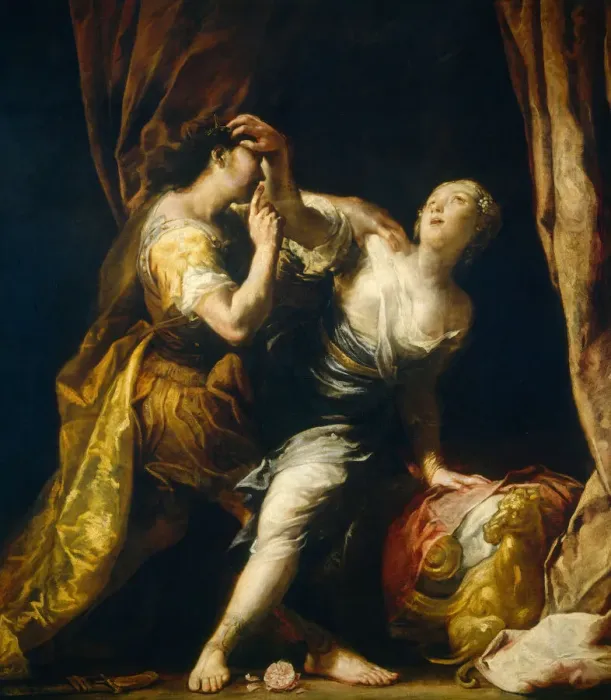 Framed Print : Tarquin and Lucretia, c. 1695 / 1700. Creator: Giuseppe Maria Crespi Framed Print : Tarquin and Lucretia, c. 1695 / 1700. Creator: Giuseppe Maria Crespi