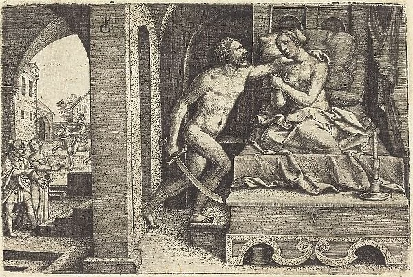 Tarquin and Lucretia. Creator: Georg Pencz