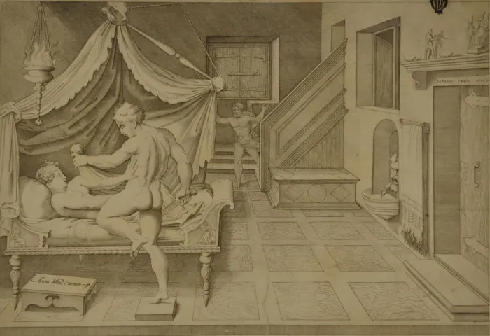 Framed Print : Tarquinius and Lucretia, 16th century Framed Print : Tarquinius and Lucretia, 16th century