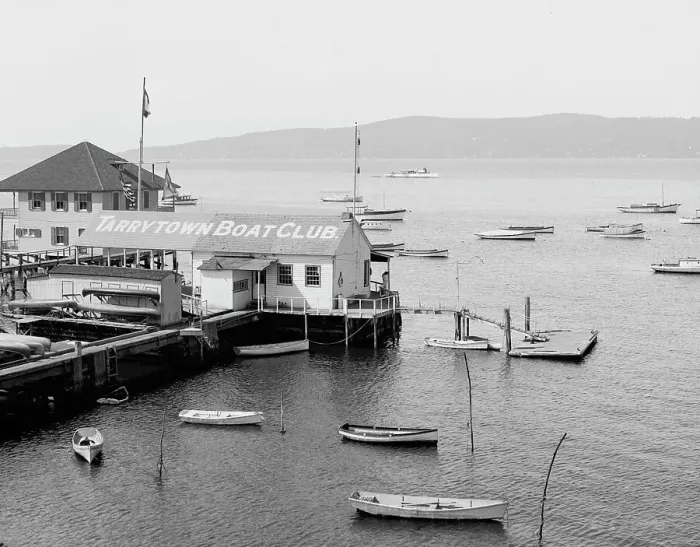 Framed Print : Tarrytown Boat Club, Tarrytown, N.Y. c.between 1910 and 1920. Creator: Unknown Framed Print : Tarrytown Boat Club, Tarrytown, N.Y. c.between 1910 and 1920. Creator: Unknown