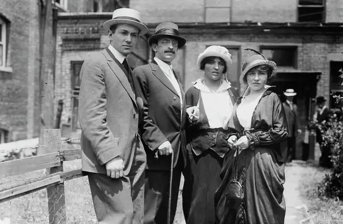 Framed Print : Tarrytown, I. Goldstein, A. Berkman, Rose Yurest, Helen Harris, 1914. Creator: Bain News Service Framed Print : Tarrytown, I. Goldstein, A. Berkman, Rose Yurest, Helen Harris, 1914. Creator: Bain News Service