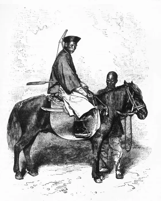 Framed Print : A Tartar Horse-Soldier, c1891. Creator: James Grant Framed Print : A Tartar Horse-Soldier, c1891. Creator: James Grant