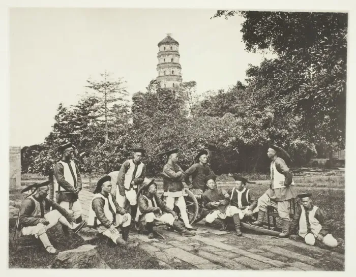 Framed Print : Tartar Soldiers, c. 1868. Creator: John Thomson Framed Print : Tartar Soldiers, c. 1868. Creator: John Thomson
