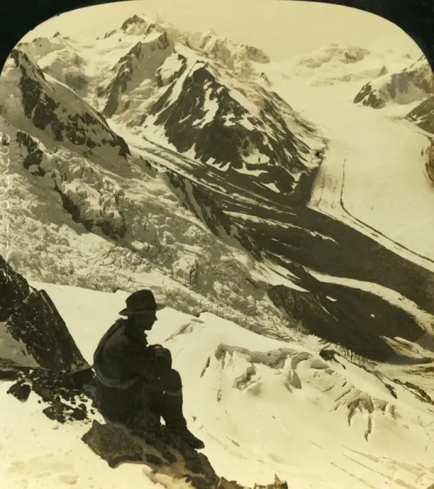 Framed Print : The Tasman and Rudolph Glaciers, Southern Alps, New Zealand, c1909. Creator: George Rose Framed Print : The Tasman and Rudolph Glaciers, Southern Alps, New Zealand, c1909. Creator: George Rose