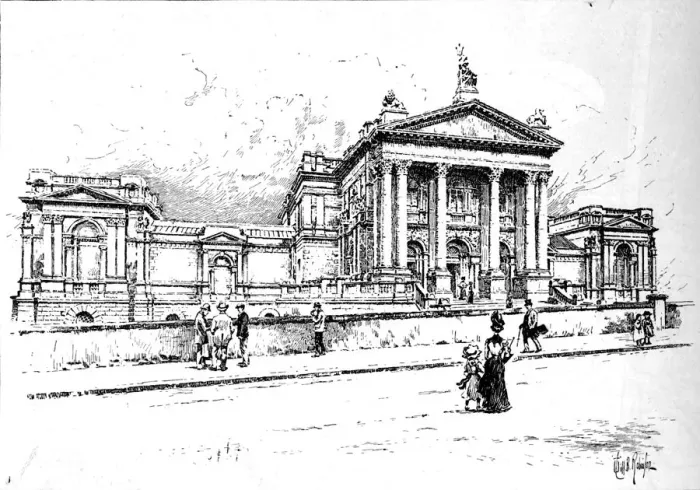 Framed Print : The Tate Gallery (National Gallery of British Art), 1906 Framed Print : The Tate Gallery (National Gallery of British Art), 1906