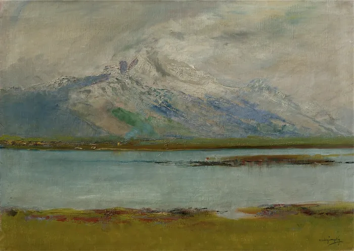 Framed Print : Tatra Mountain Landscape, 1890-1895. Creator: Ladislav Mednyanszky Framed Print : Tatra Mountain Landscape, 1890-1895. Creator: Ladislav Mednyanszky