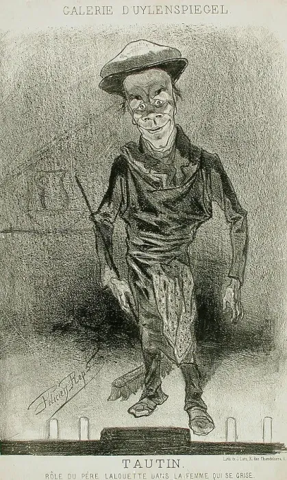 Framed Print : Tautin, 1857. Creator: Félicien Rops Framed Print : Tautin, 1857. Creator: Félicien Rops