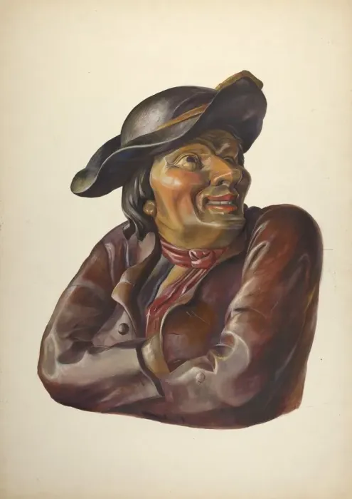 Framed Print : Tavern Bust, c. 1937. Creator: Walter Hochstrasser Framed Print : Tavern Bust, c. 1937. Creator: Walter Hochstrasser
