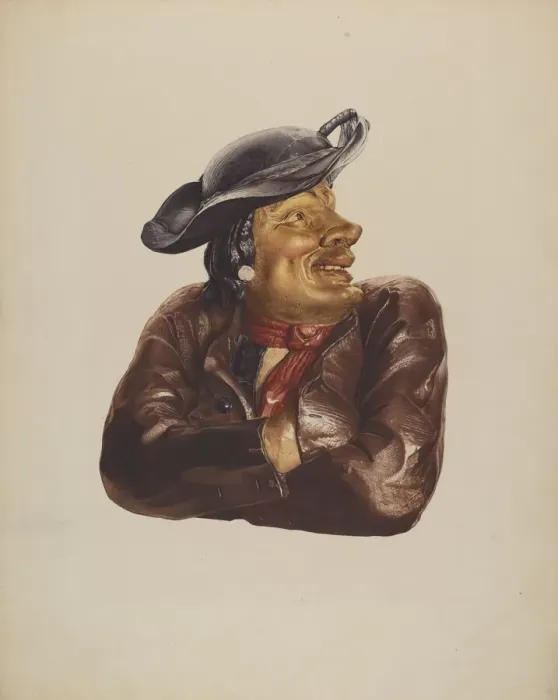 Framed Print : Tavern Figure, 1935 / 1942. Creator: Henry Murphy Framed Print : Tavern Figure, 1935 / 1942. Creator: Henry Murphy
