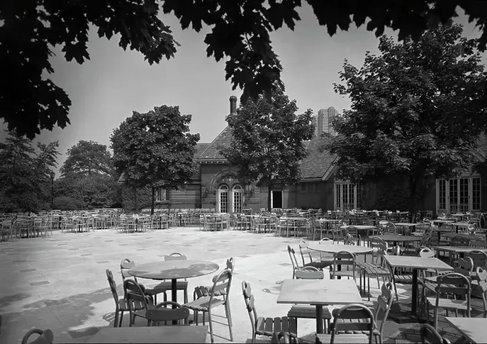 Framed Print : Tavern on the Green, Central Park, 1944. Creator: Gottscho-Schleisner, Inc Framed Print : Tavern on the Green, Central Park, 1944. Creator: Gottscho-Schleisner, Inc