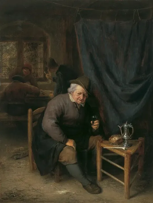 Framed Print : Tavern Interior, 1661. Creator: Adriaen van Ostade Framed Print : Tavern Interior, 1661. Creator: Adriaen van Ostade