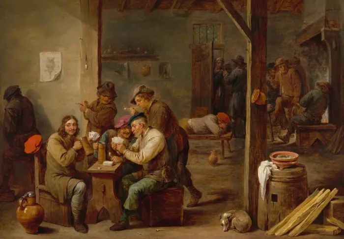 Framed Print : Tavern Scene, 1658. Creator: David Teniers II