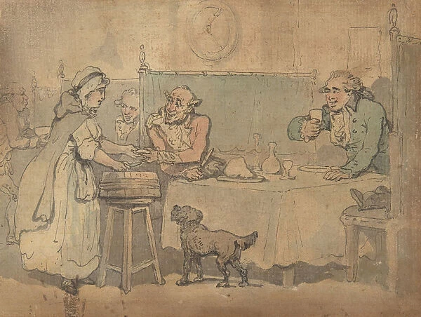 Tavern scene, 1780-1827. Creator: Thomas Rowlandson
