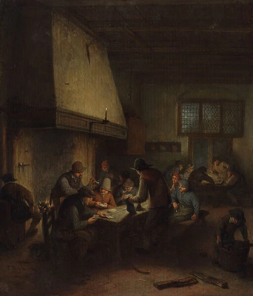 Tavern Scene, early 1660s. Creator: Adriaen van Ostade