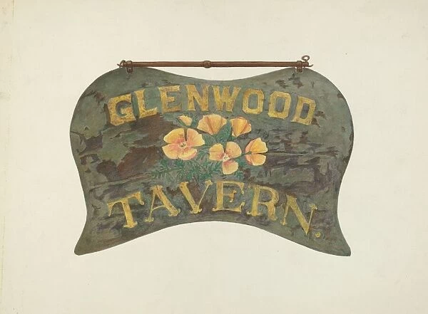 Tavern Sign, 1935  /  1942. Creator: Robert W. R. Taylor