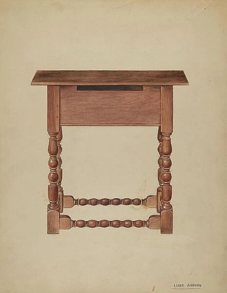Tavern Table or Refectory Table, 1935 / 1942. Creator: Louis Annino