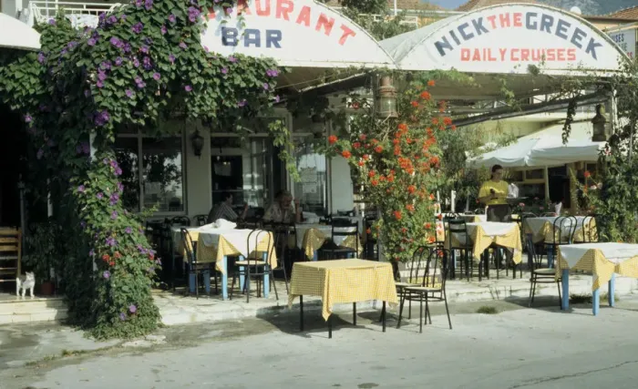 Framed Print : Taverna, Nidri, Levkas, Greece Framed Print : Taverna, Nidri, Levkas, Greece