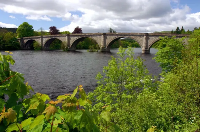 Framed Print : Tay Bridge, Dunkeld, Perthshire, Scotland Framed Print : Tay Bridge, Dunkeld, Perthshire, Scotland