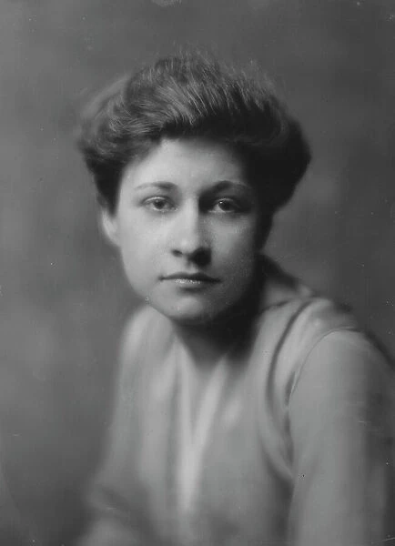 Taylor, A. Miss, portrait photograph, 1916 Mar. 2. Creator: Arnold Genthe