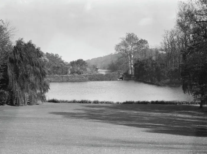 Framed Print : Taylor, Myron C. Mr. residence and grounds, Locust Valley, Long Island, New York, 1928 Nov. Creator: Arnold Genthe Framed Print : Taylor, Myron C. Mr. residence and grounds, Locust Valley, Long Island, New York, 1928 Nov. Creator: Arnold Genthe