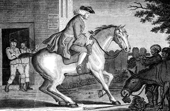 Framed Print : The Taylor riding to Brentford, 1768. Artist: TS Stayner Framed Print : The Taylor riding to Brentford, 1768. Artist: TS Stayner
