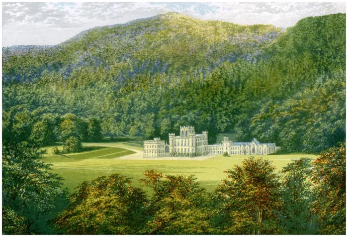Framed Print : Taymouth Castle, Perthshire, Scotland, home of the Earl of Breadalbane, c1880 Framed Print : Taymouth Castle, Perthshire, Scotland, home of the Earl of Breadalbane, c1880