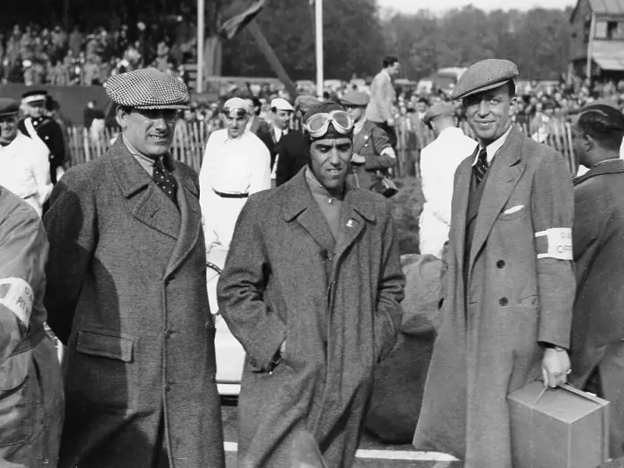 Framed Print : Tazio Nuvolari, Donington Grand Prix, 1938 Framed Print : Tazio Nuvolari, Donington Grand Prix, 1938