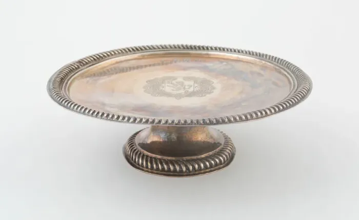 Framed Print : Tazza, London, 1697 / 98. Creator: Joseph Ward Framed Print : Tazza, London, 1697 / 98. Creator: Joseph Ward