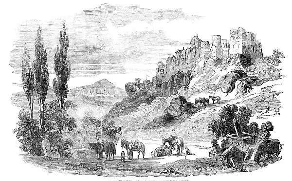 Tchoufout-Kaleh - from a sketch by Willibald Richter, 1856. Creator: Unknown