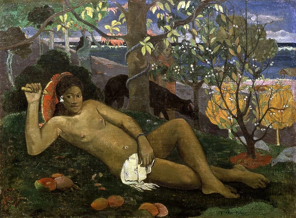 Te Arii Vahine ( Woman of Royal Blood, The Queen, The Kings Wife ), 1896. Artist: Paul Gauguin