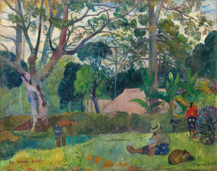 Framed Print : Te raau rahi (The Big Tree), 1891. Creator: Paul Gauguin Framed Print : Te raau rahi (The Big Tree), 1891. Creator: Paul Gauguin