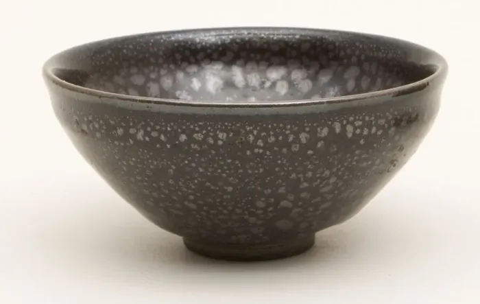 Framed Print : Tea Bowl with Oil Spot'Markings, Jin dynasty (1115-1234). Creator: Unknown Framed Print : Tea Bowl with Oil Spot'Markings, Jin dynasty (1115-1234). Creator: Unknown