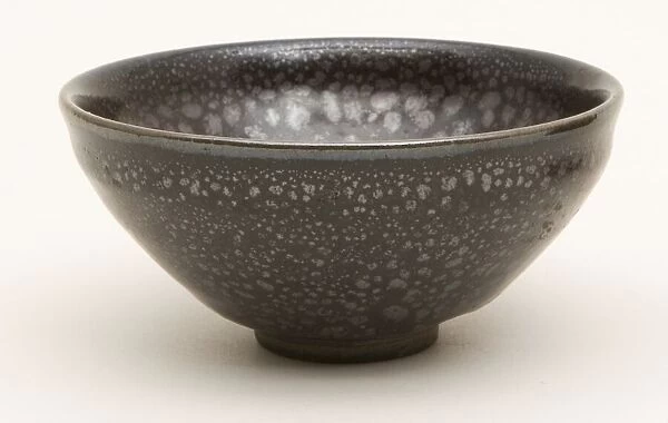 Tea Bowl with 'Oil Spot'Markings, Jin dynasty (1115-1234). Creator: Unknown