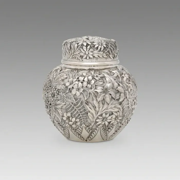 Framed Print : Tea Caddy, 1896. Creator: Jacobi and Jenkins Framed Print : Tea Caddy, 1896. Creator: Jacobi and Jenkins