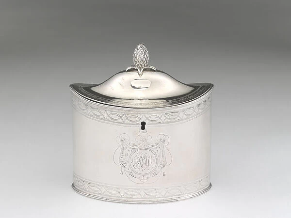 Tea Caddy, c. 1802. Creator: Ward, Bartholomew & Trott