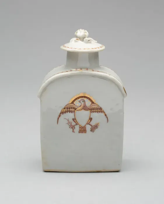 Framed Print : Tea Caddy with Cover, c. 1795. Creator: Unknown Framed Print : Tea Caddy with Cover, c. 1795. Creator: Unknown