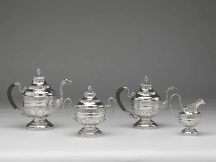 Framed Print : Tea and Coffee Service, 1809 / 12. Creators: Jean Simon Chaudron, Anthony Rasch Framed Print : Tea and Coffee Service, 1809 / 12. Creators: Jean Simon Chaudron, Anthony Rasch