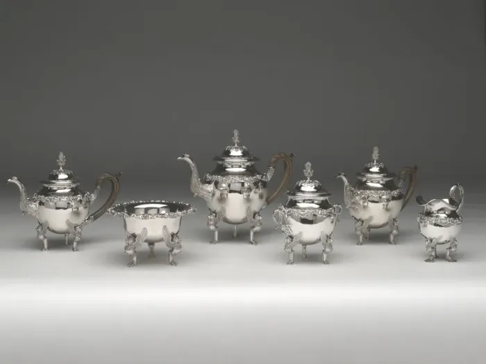 Framed Print : Tea and Coffee Service, 1811 / 28. Creator: Harvey Lewis Framed Print : Tea and Coffee Service, 1811 / 28. Creator: Harvey Lewis