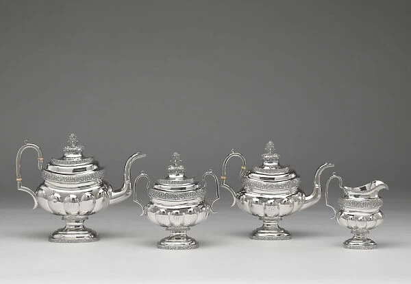 Tea and Coffee Service, 1818. Creator: John Crawford