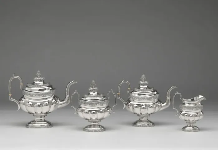 Framed Print : Tea and Coffee Service, 1818. Creator: John Crawford Framed Print : Tea and Coffee Service, 1818. Creator: John Crawford