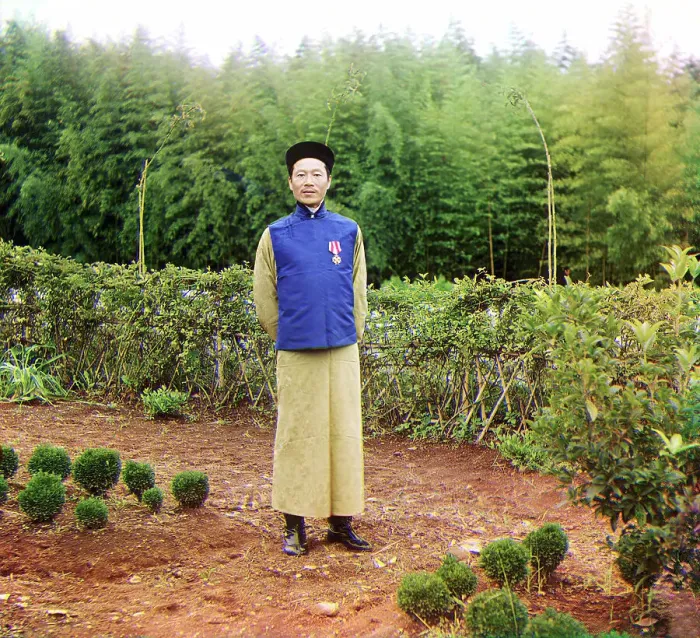 Framed Print : Tea factory in Chakva; Chinese foreman Lau-Dzhen-Dzhau, between 1905 and 1915. Creator: Sergey Mikhaylovich Prokudin-Gorsky Framed Print : Tea factory in Chakva; Chinese foreman Lau-Dzhen-Dzhau, between 1905 and 1915. Creator: Sergey Mikhaylovich Prokudin-Gorsky
