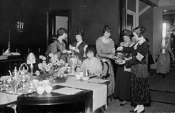 Tea at Hostess House, between c1915 and 1918. Creator: Bain News Service