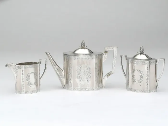 Framed Print : Tea Service, 1862. Creator: Haddock, Lincoln & Foss Framed Print : Tea Service, 1862. Creator: Haddock, Lincoln & Foss